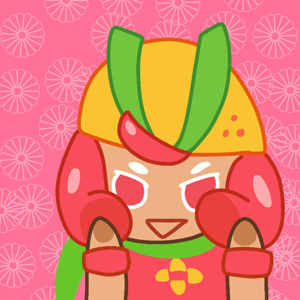 Grapefruit cookie