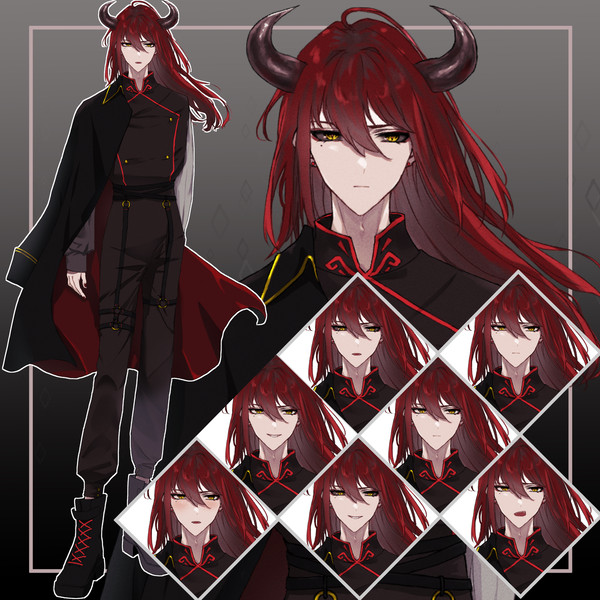 adopt【表情9種＋角差分】