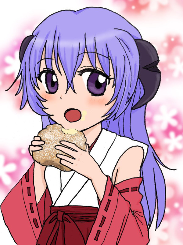 シュークリームを食す　はにゅー