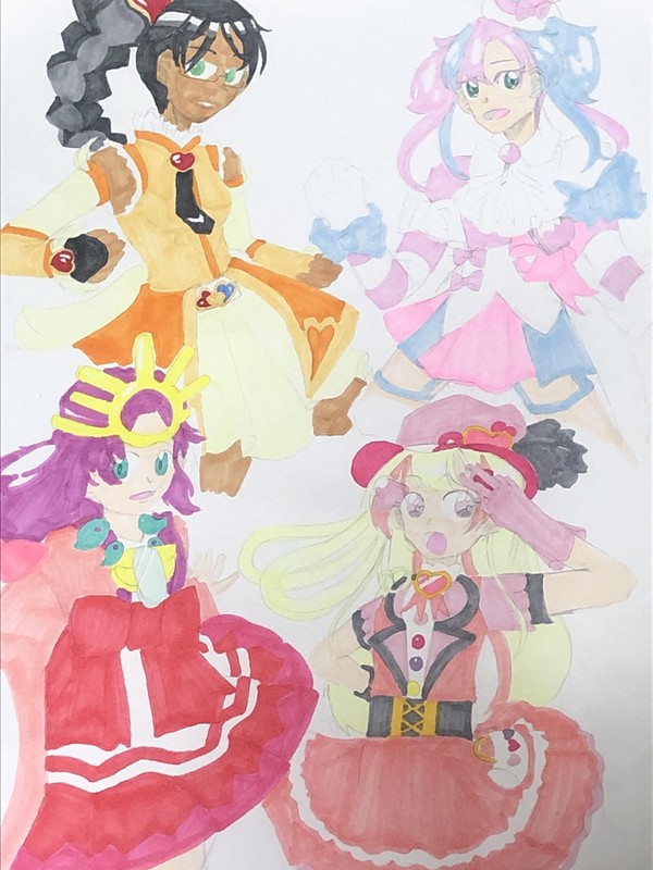 よその子とうちの子描いたったー!