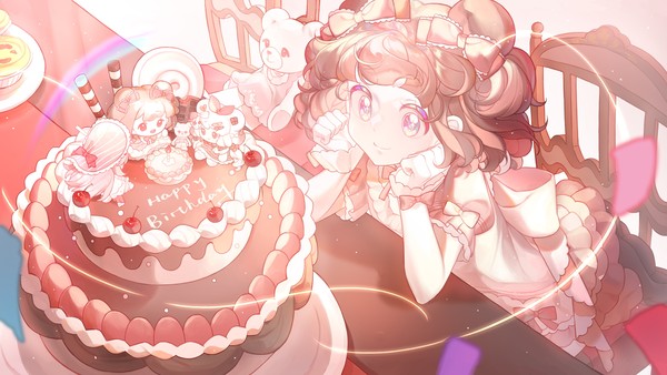 是自设的生贺手书插图～