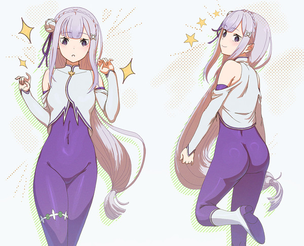 Emilia wear Fortuna's outfit