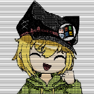 文字化アテネちゃんAA