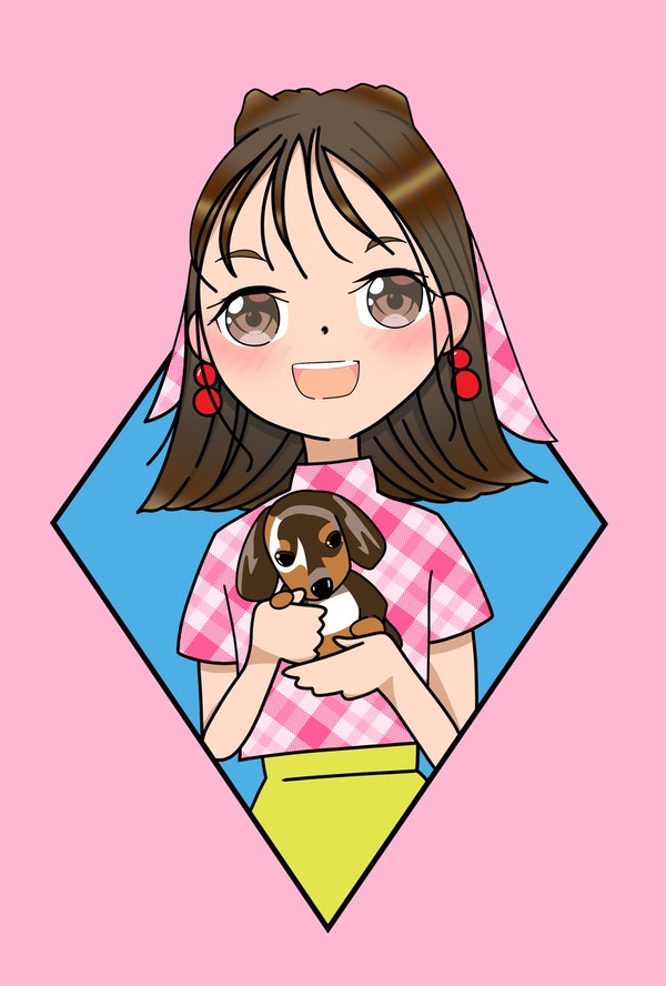 石原夏織イラスト(会報0号用)