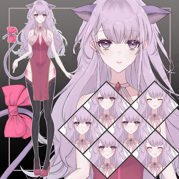 adopt【表情8種＋猫差分】