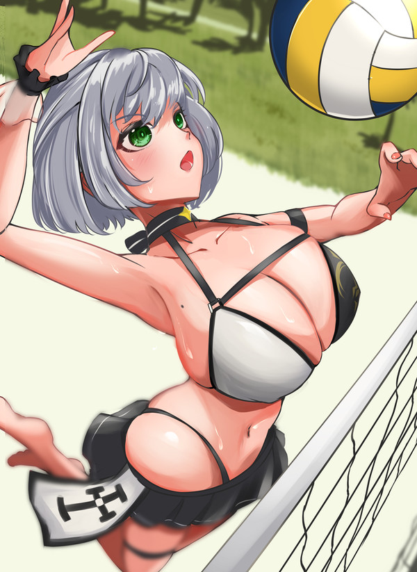 ビーチバレー団長