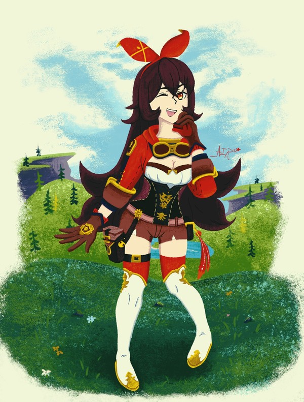 Amber (Retro look style)