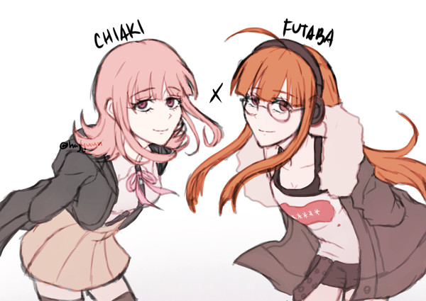 Gamer girls (Chiaki x Futaba)