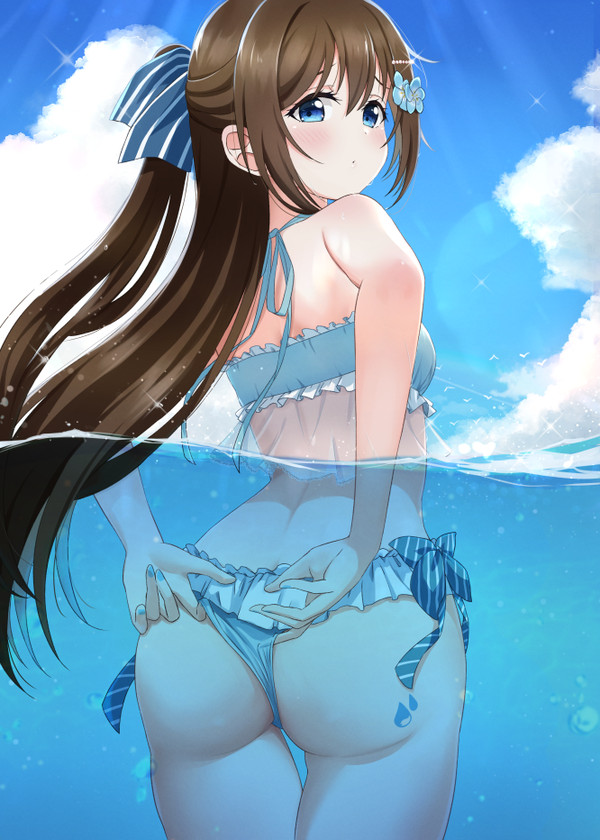 お尻が気になるしずくちゃん