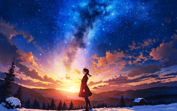 銀河と夜明け - 1/1