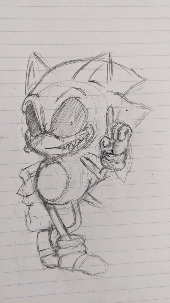 Days with Sonic.exe OC doodles