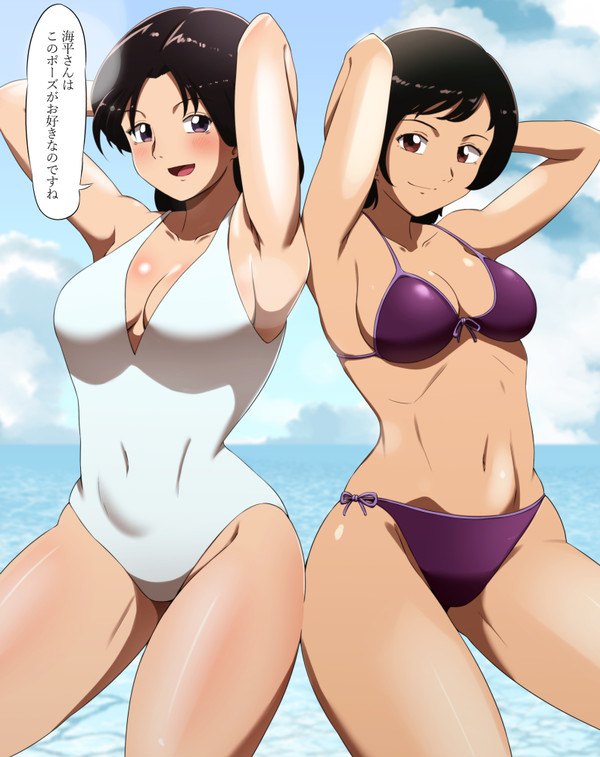 美女ふたり