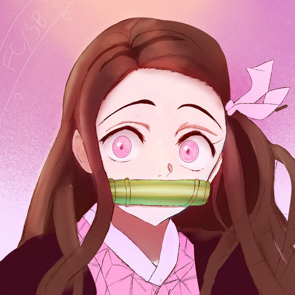 Nezuko Art from kimetsu no yaiba