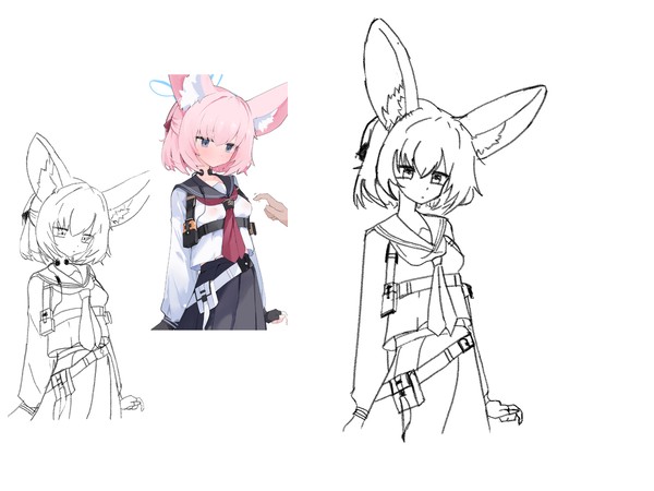 ニコ 模写