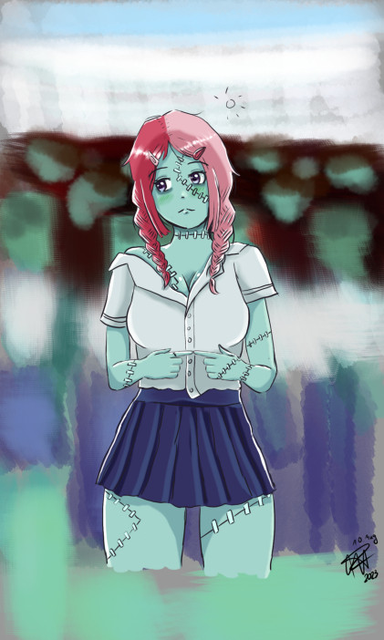 Zombie School Girl