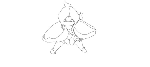 下書き&色塗り