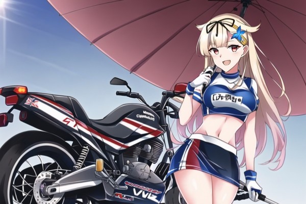 夕立とオートバイ　２２