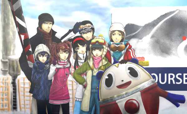 persona4 滑雪！！