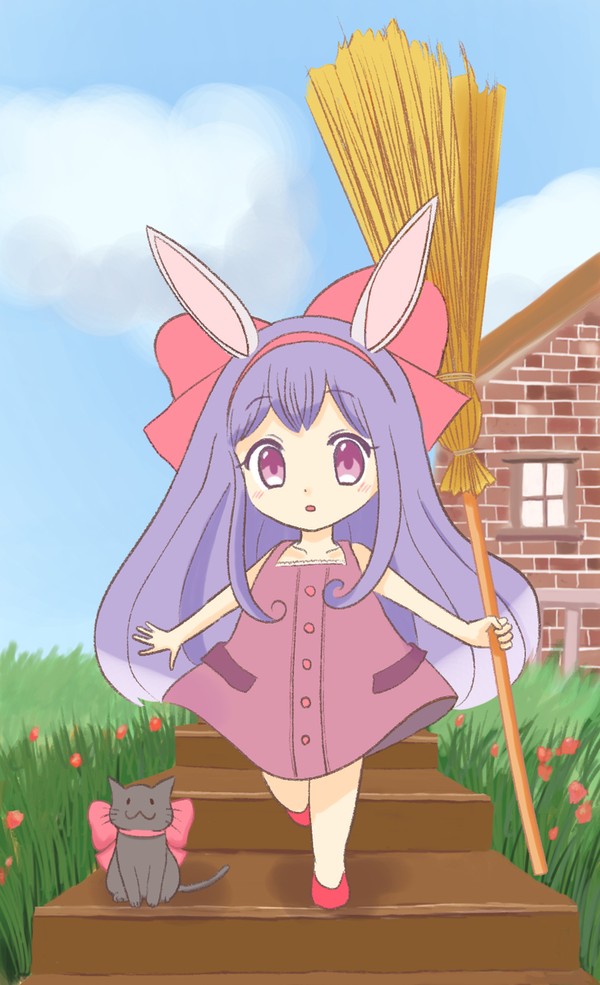うさぎ耳の女の子