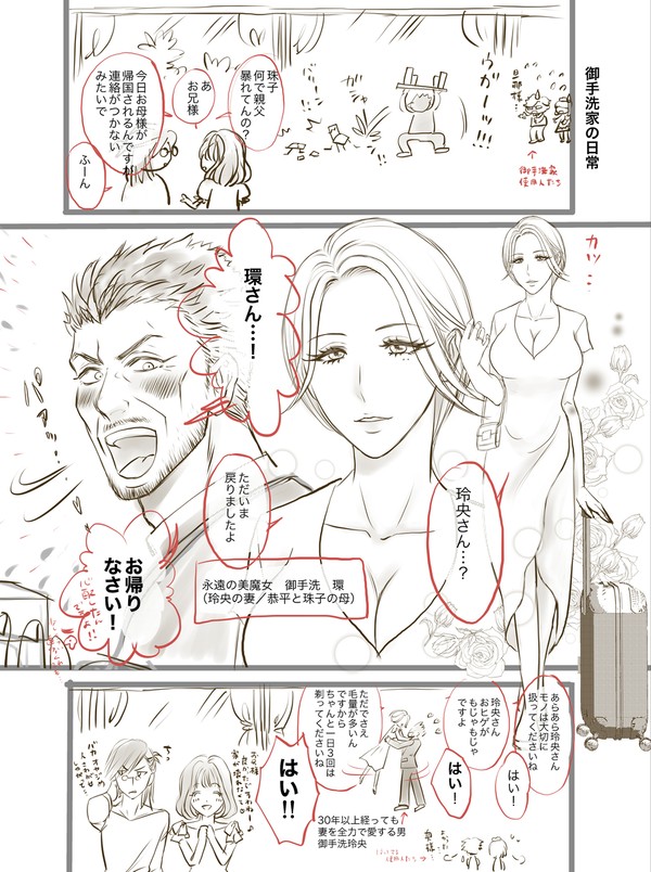 御手洗家の日常（玲央＆環）