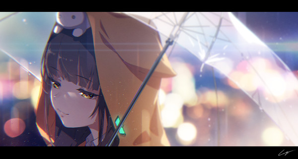 傘をさすかれりん