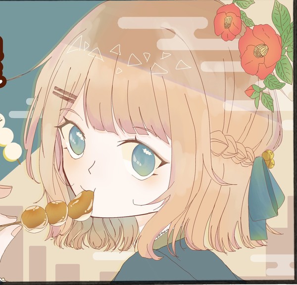 お団子屋さんの楓ちゃん