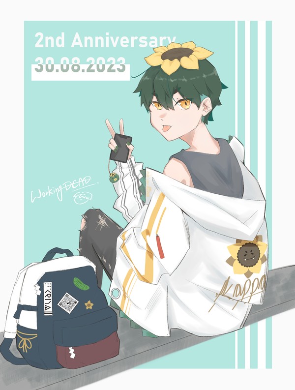 Kappa 2023誕生日+2週年 祝賀圖