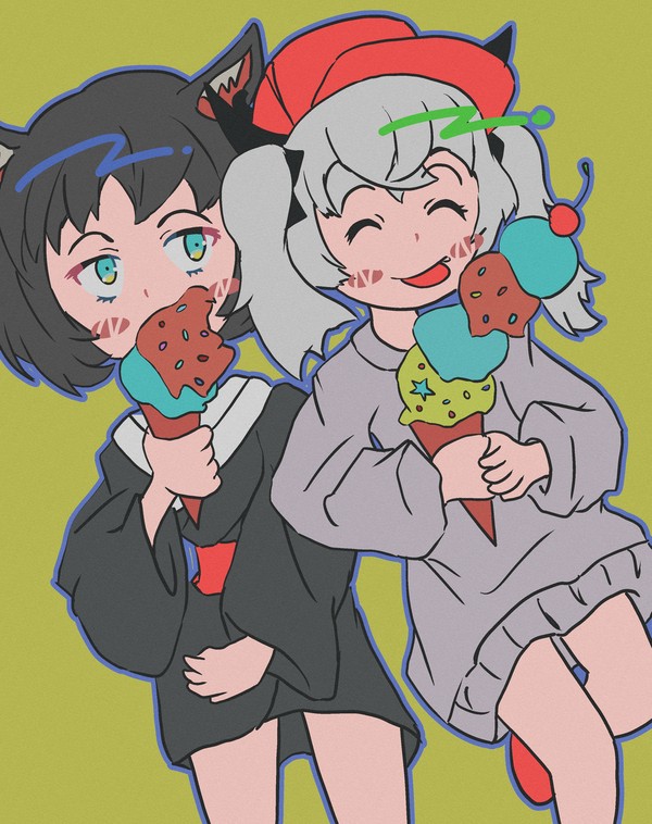 アイス、ウマウマ