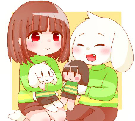 Undertale過去絵詰め(アズキャ、サンフリ、フラフリ)
