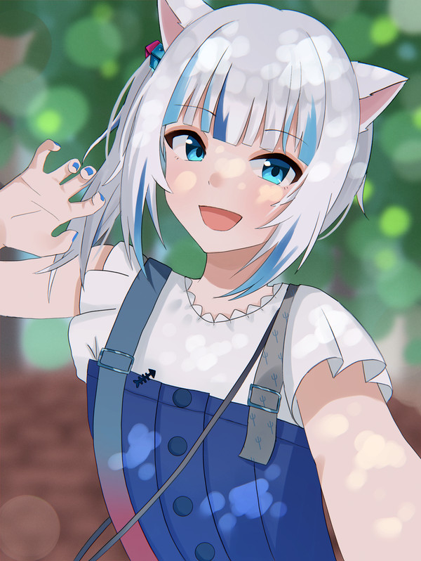 自撮りするさめちゃん
