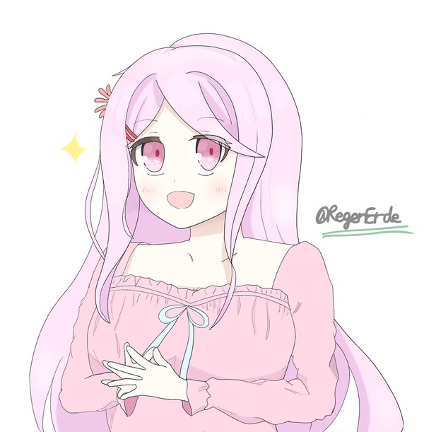 サンゴバナさん(マイルームのすがた)