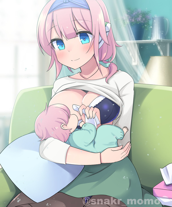 【skeb】ロボナースちゃん授乳