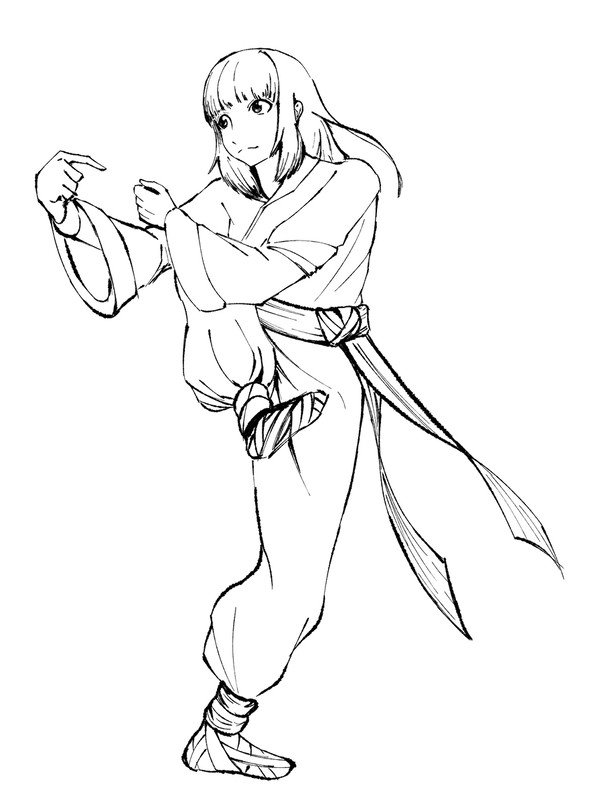 Drunken Fist anime girl