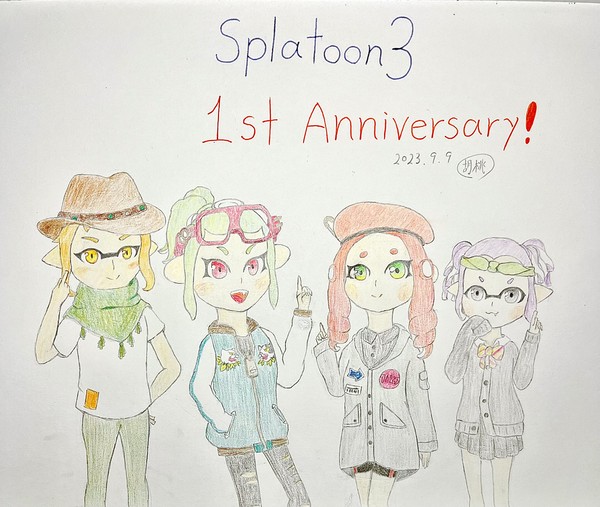 スプラ３一周年記念