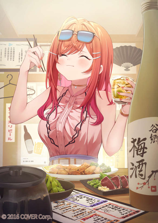 一条莉々華配信用イラスト②