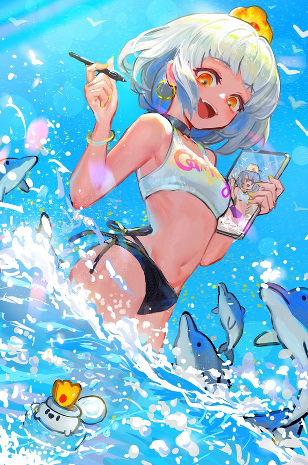 白髪ガール
