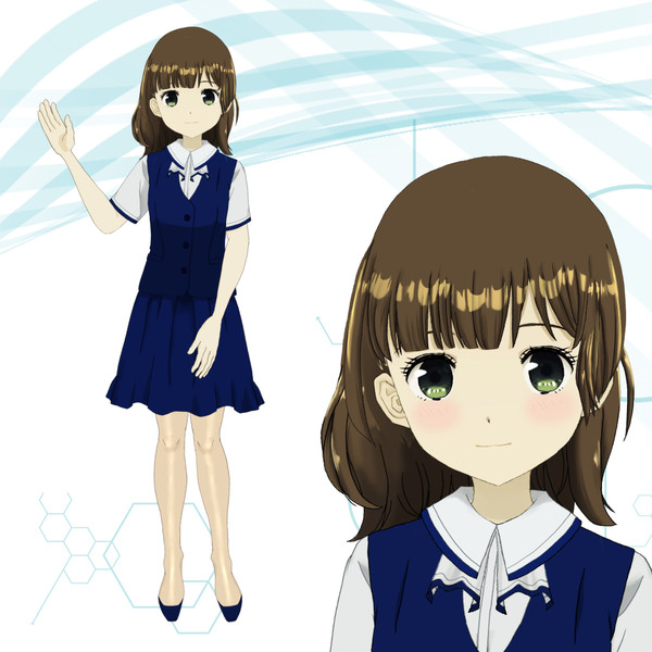 オフィスの女の子Live2Dモデル　公開中