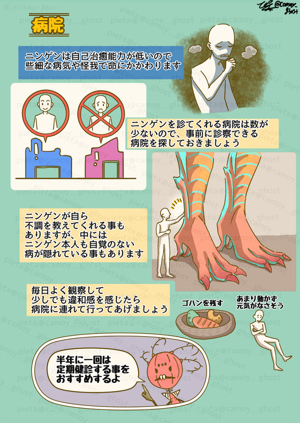 【ニンゲンの飼い方】 病院編 - 1/2