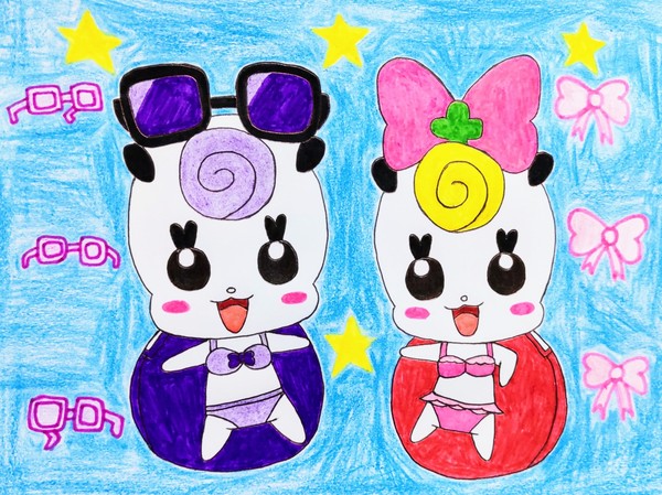 リボンとぐらさんの水着姿②