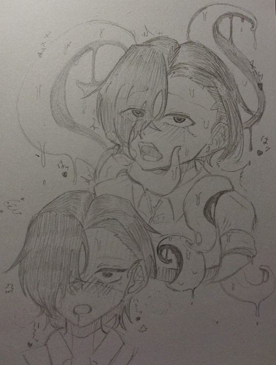 洗脳される＆触手に堕とされるウラルさん