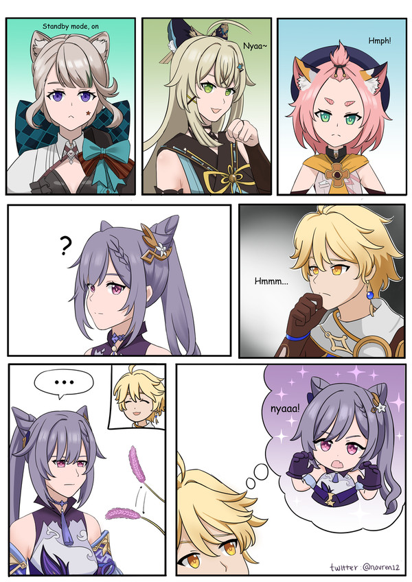 Keqing is a cat?