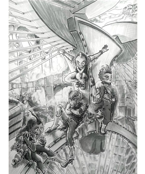 Aviators, original characters.