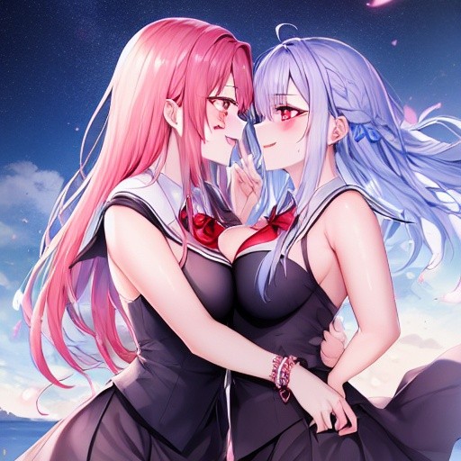 AI百合イラスト