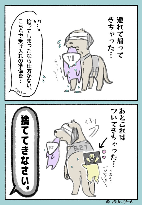 拾ってきちゃった…