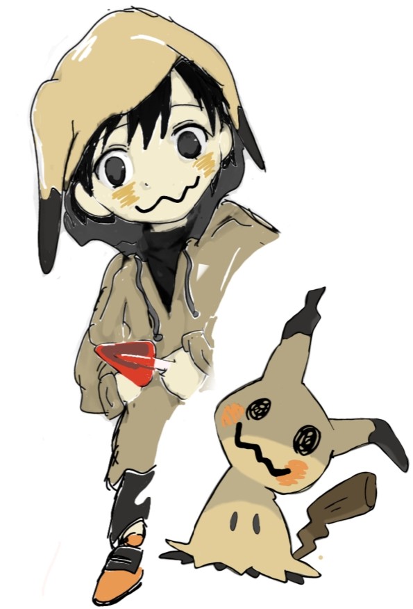 ポケモン擬人化描いてみた