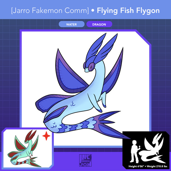 Flying Fish Flygon - Commission