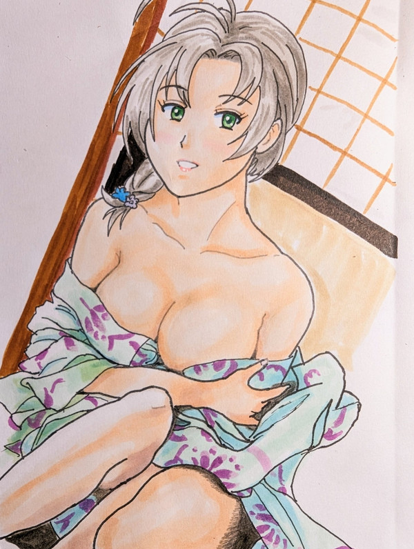 浴衣姿衣笠さん