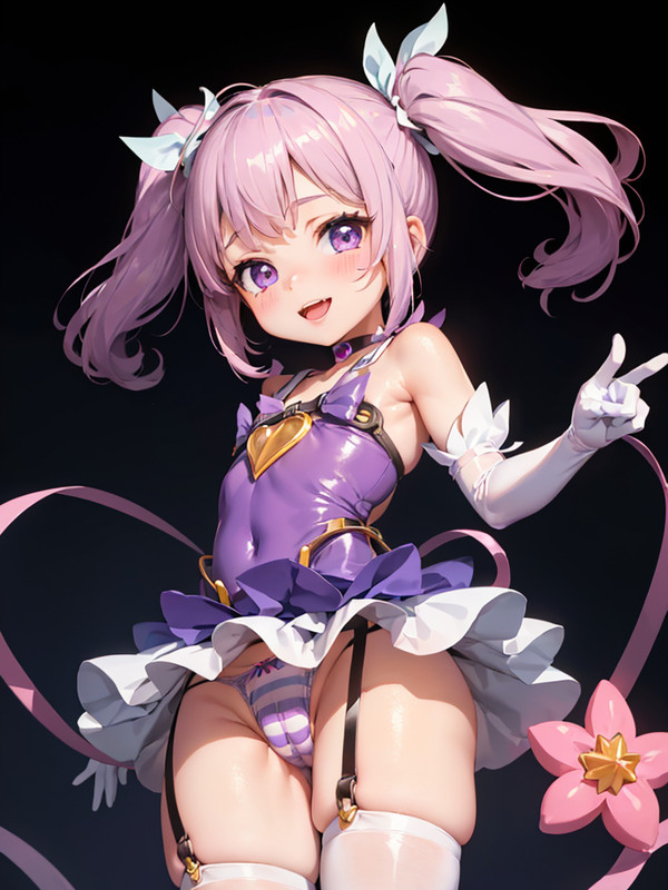 魔法少女、パープル