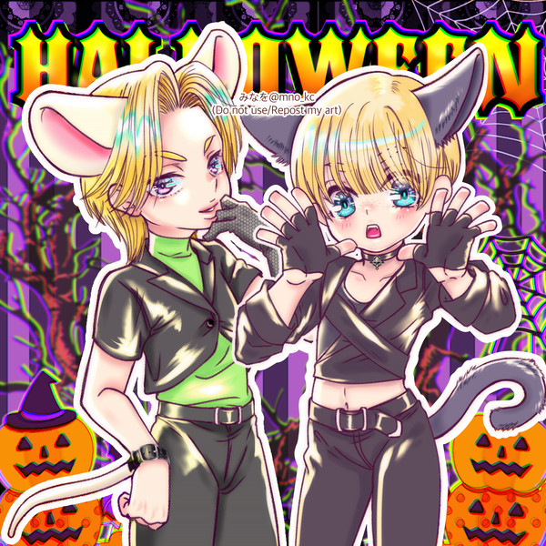 ヒョンリクスでハロウィン🎃