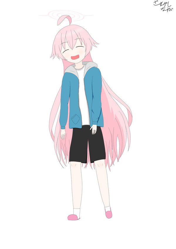 ホシノにサンズの服を着てもらった